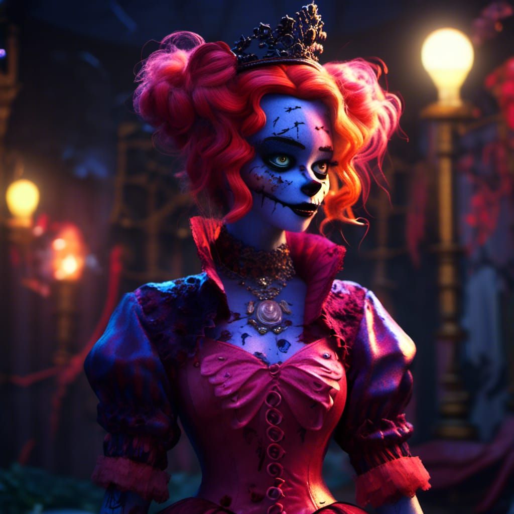 Five Nights at Freddy's Princess in Bright Colors