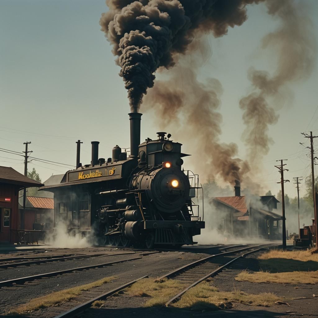 Coal-Powered McDonald's Restaurant in Post-Industrial Landsc...