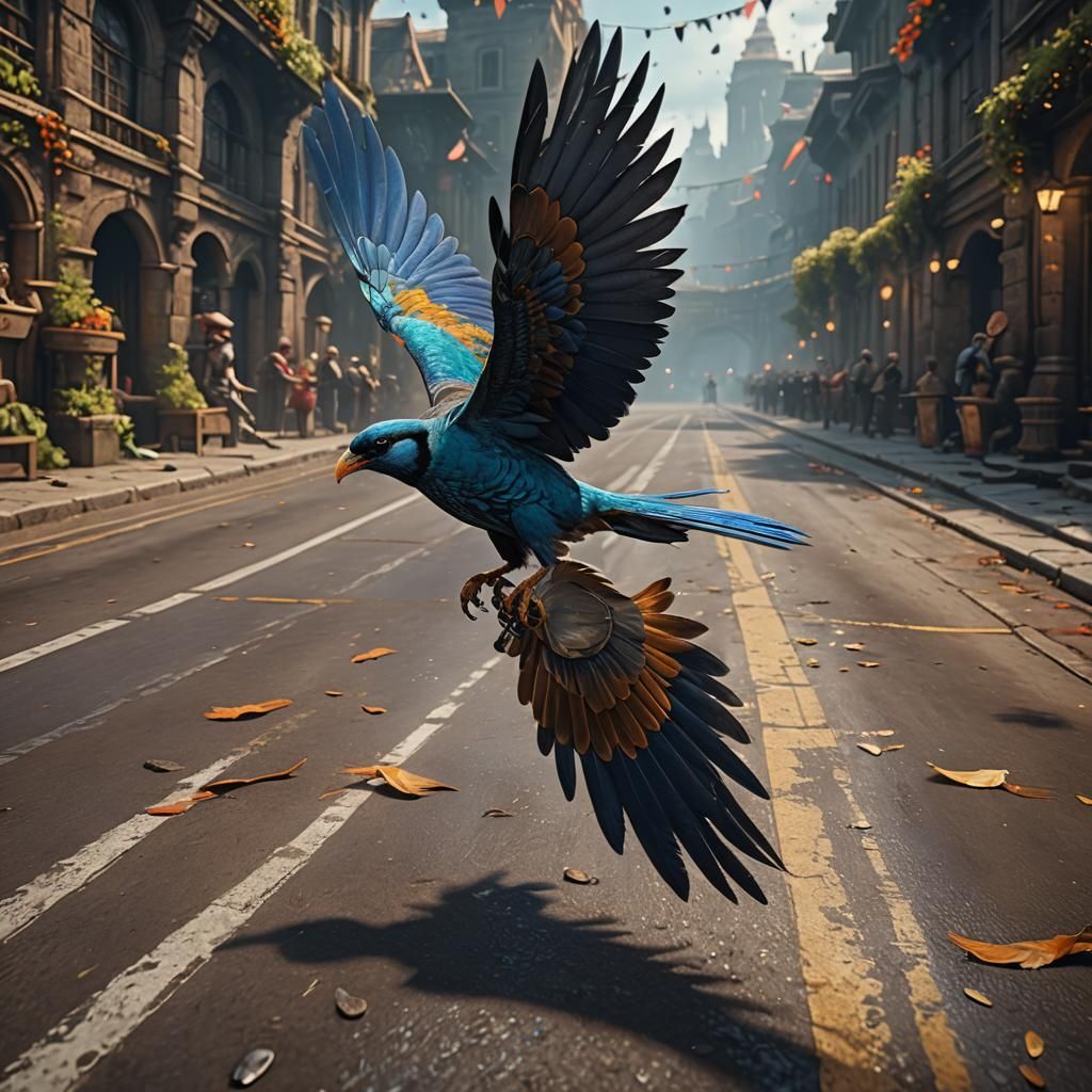 One-Winged Bird Wins, Fantasy Concept Art