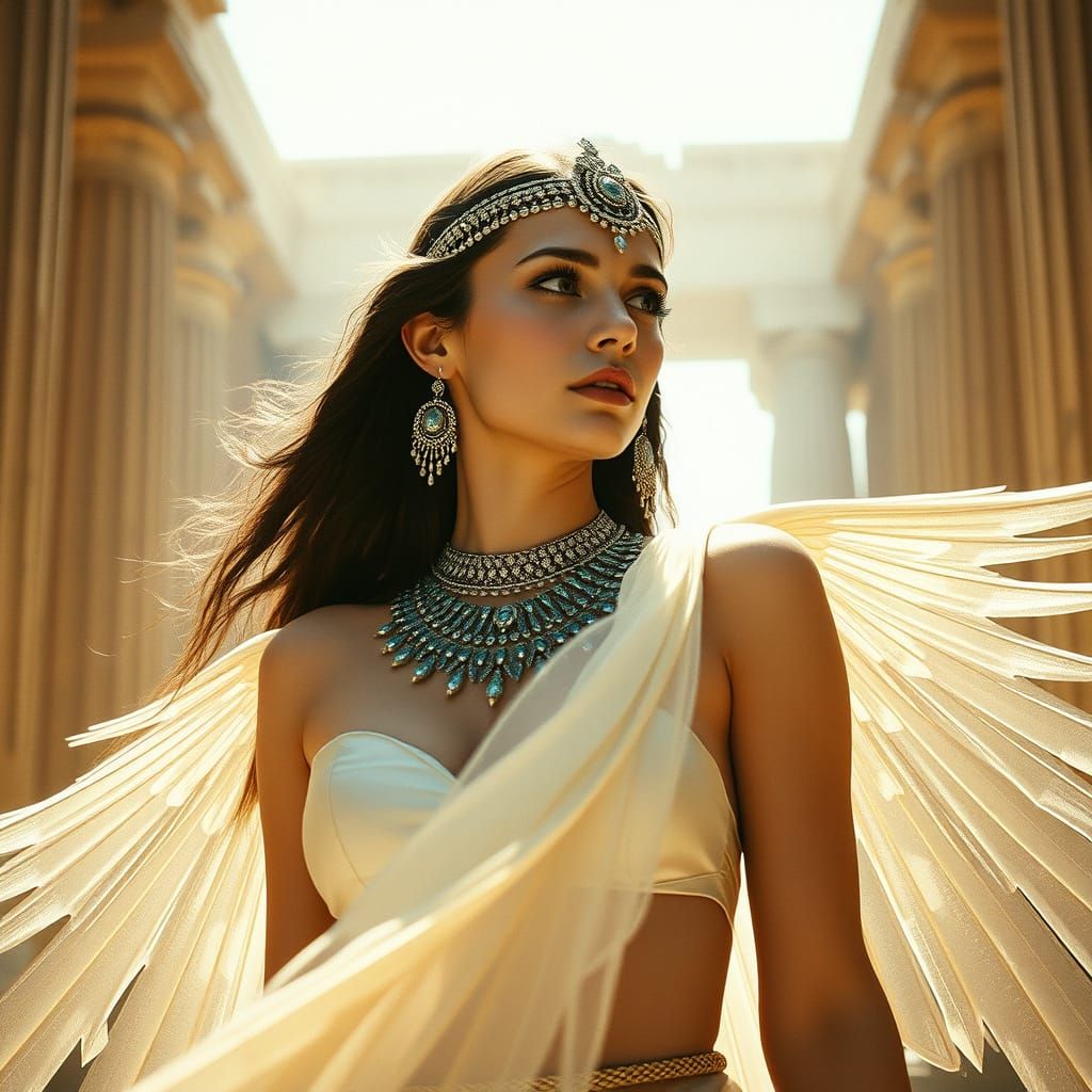 Goddess Isis Radiates Power in Ethereal Goddesscore Style