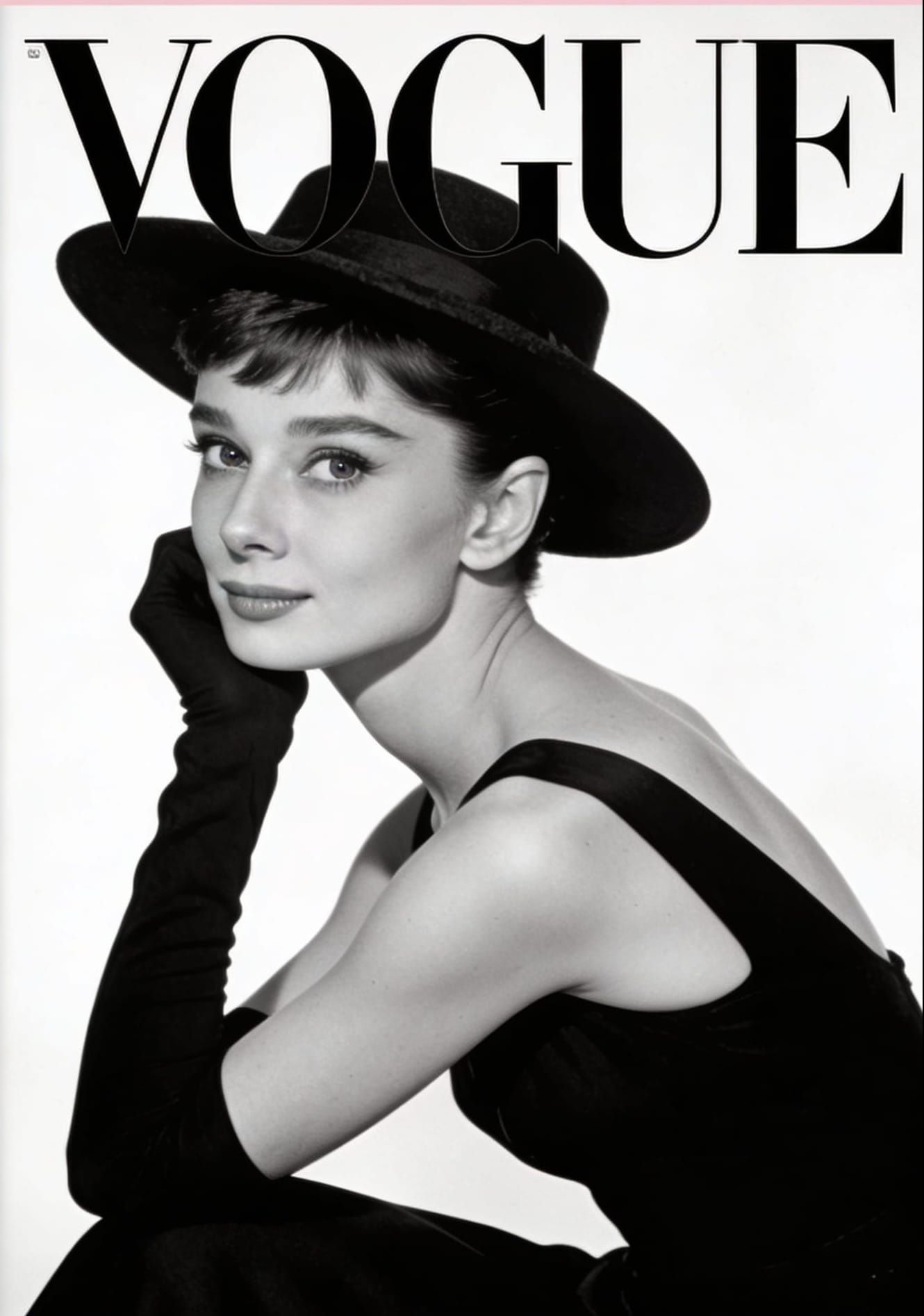 Audrey Hepburn in Vogue Style Magazine Cover