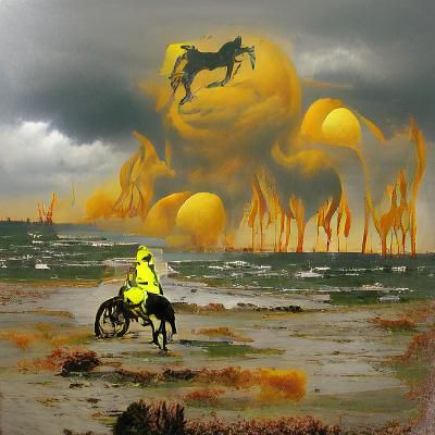 Pale Horseman Rides Through Apocalypse