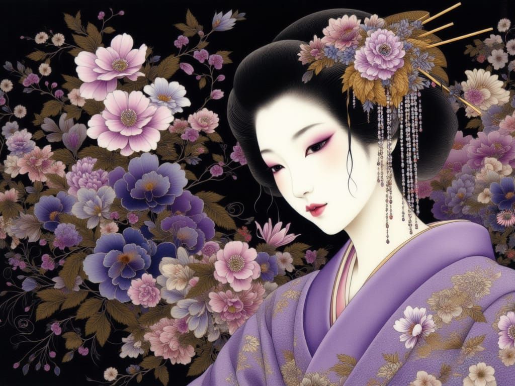 GEISHA IN PURPLE