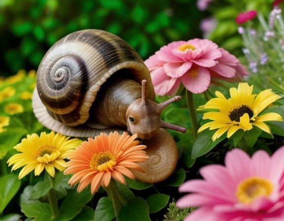 Snail's Sunny Garden Adventure