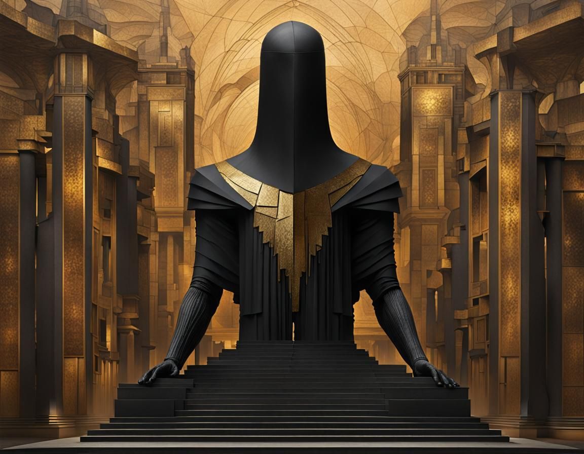 Headless Torso with Architectural Elements