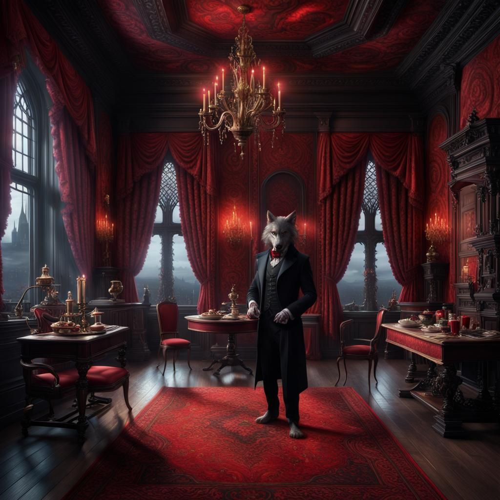 Werewolf Butler Teatime in Dark Castle