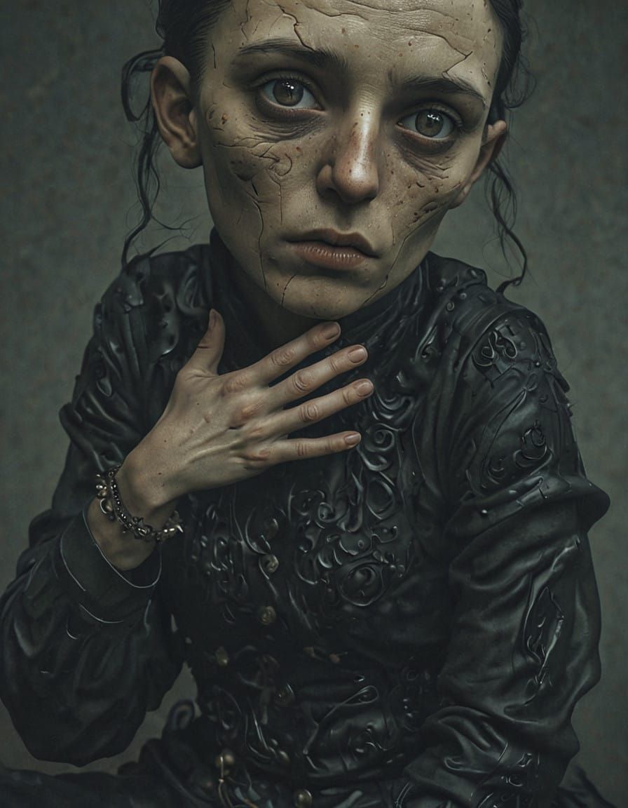 Ethereal Gothic Chairs in Baroque-Style Surrealism