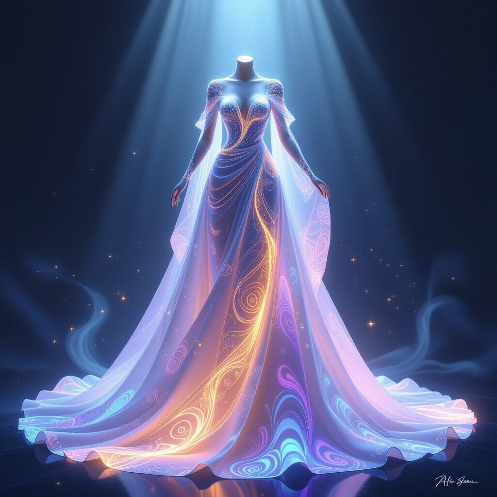 Ethereal Gown of Light, Energy, and Knowledge