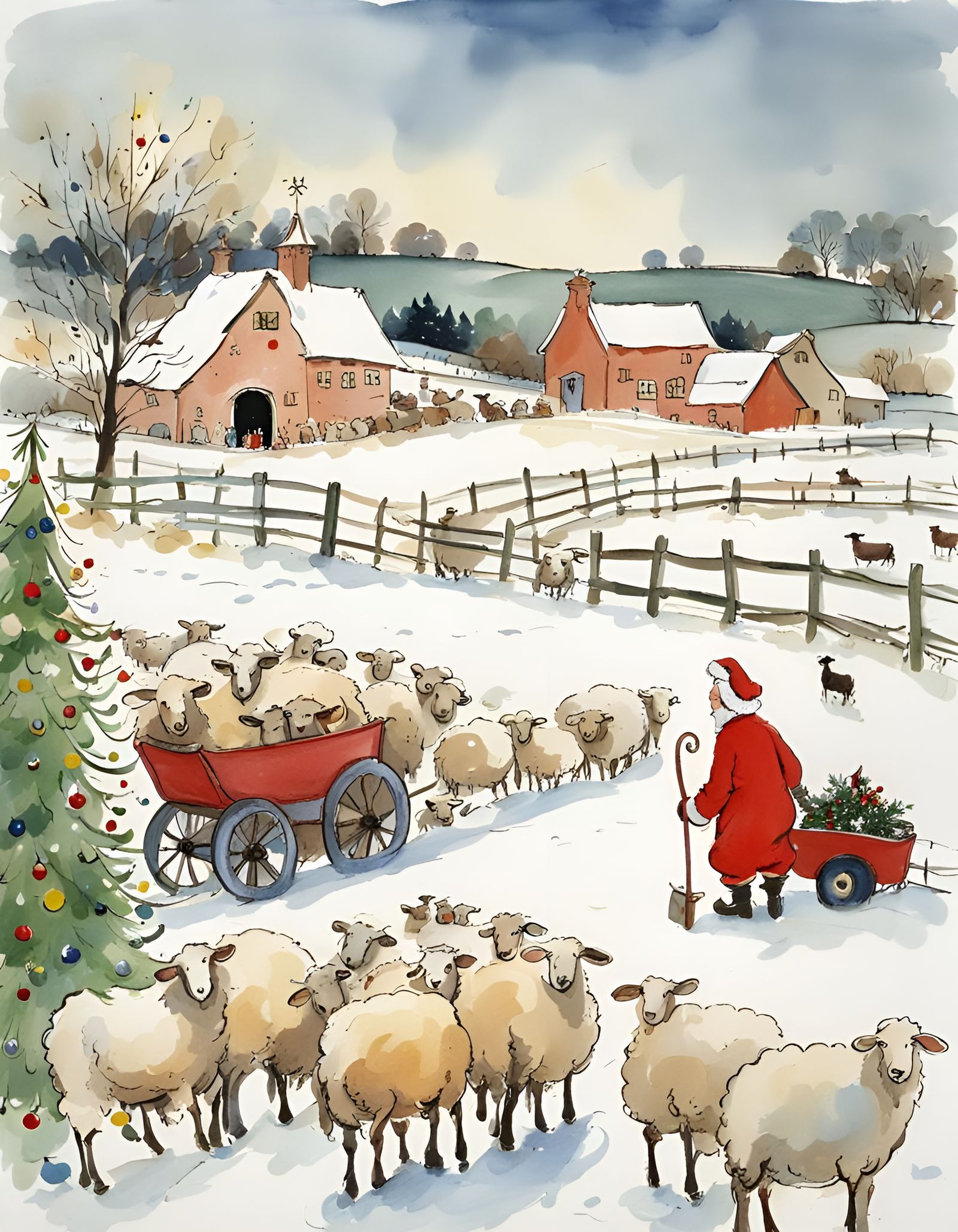Santa Claus on the Farm: A Quentin Blake Christmas