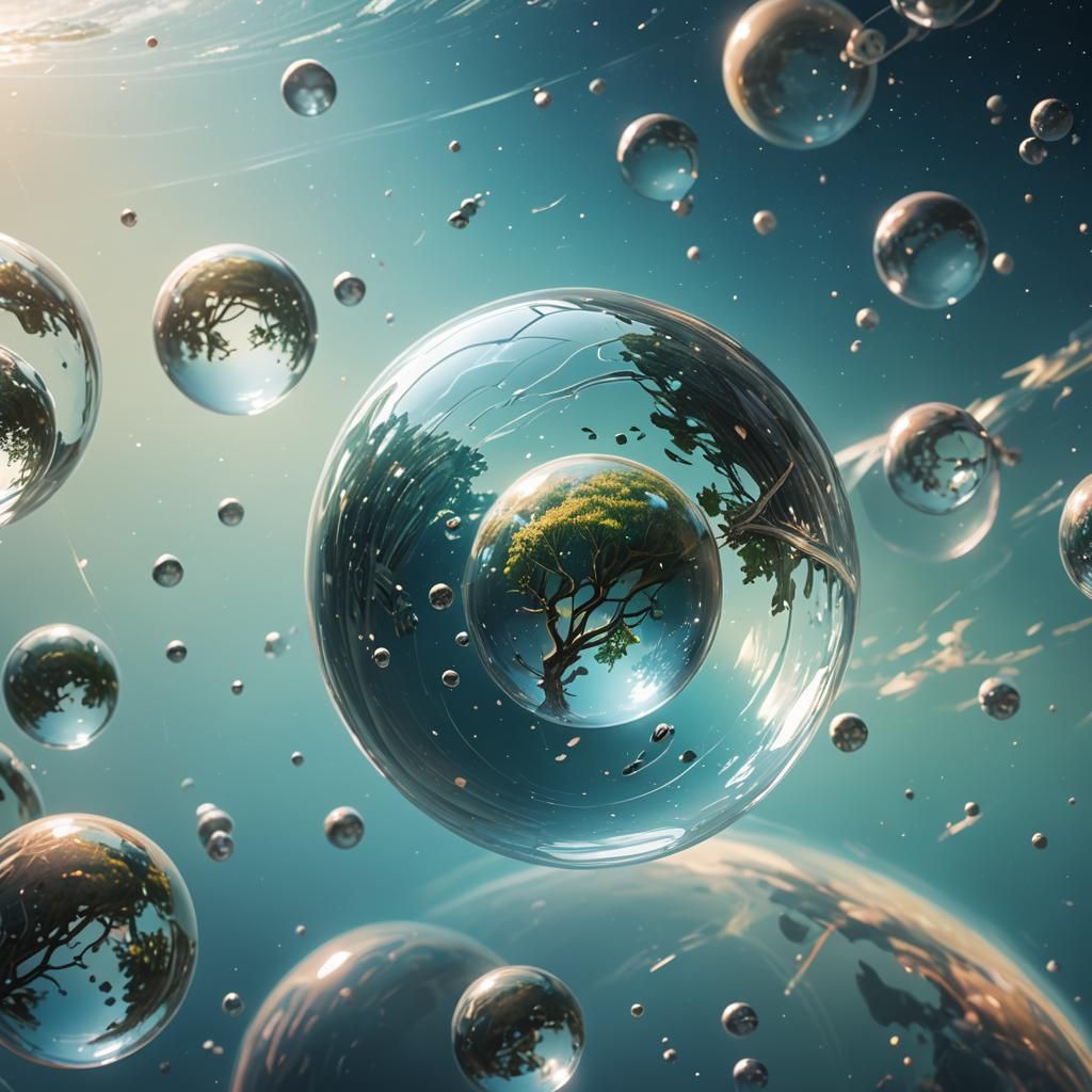 Zero-Gravity Ecosystems in Glass Spheres