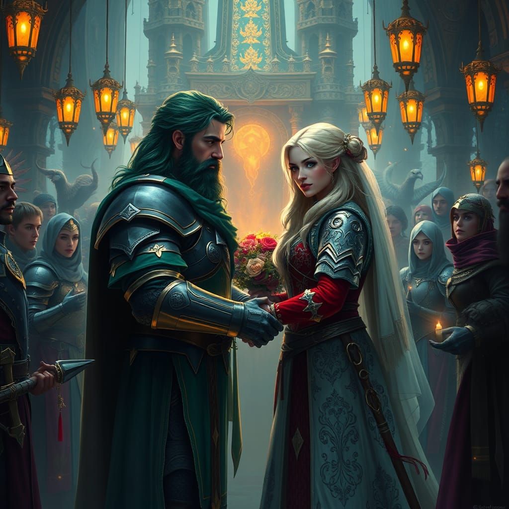 Mystical Wedding in Ab'dendriel: A Fantasy Celebration