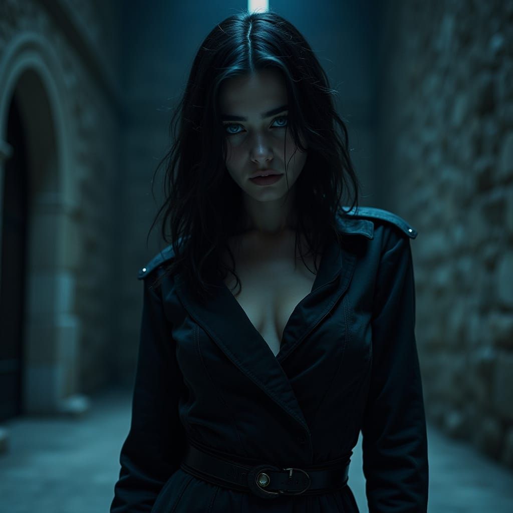 Dark Romance Book Cover: Gothic Beauty in Repentance