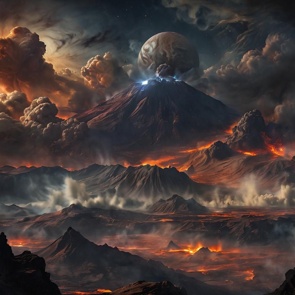 Alien Planet Volcano