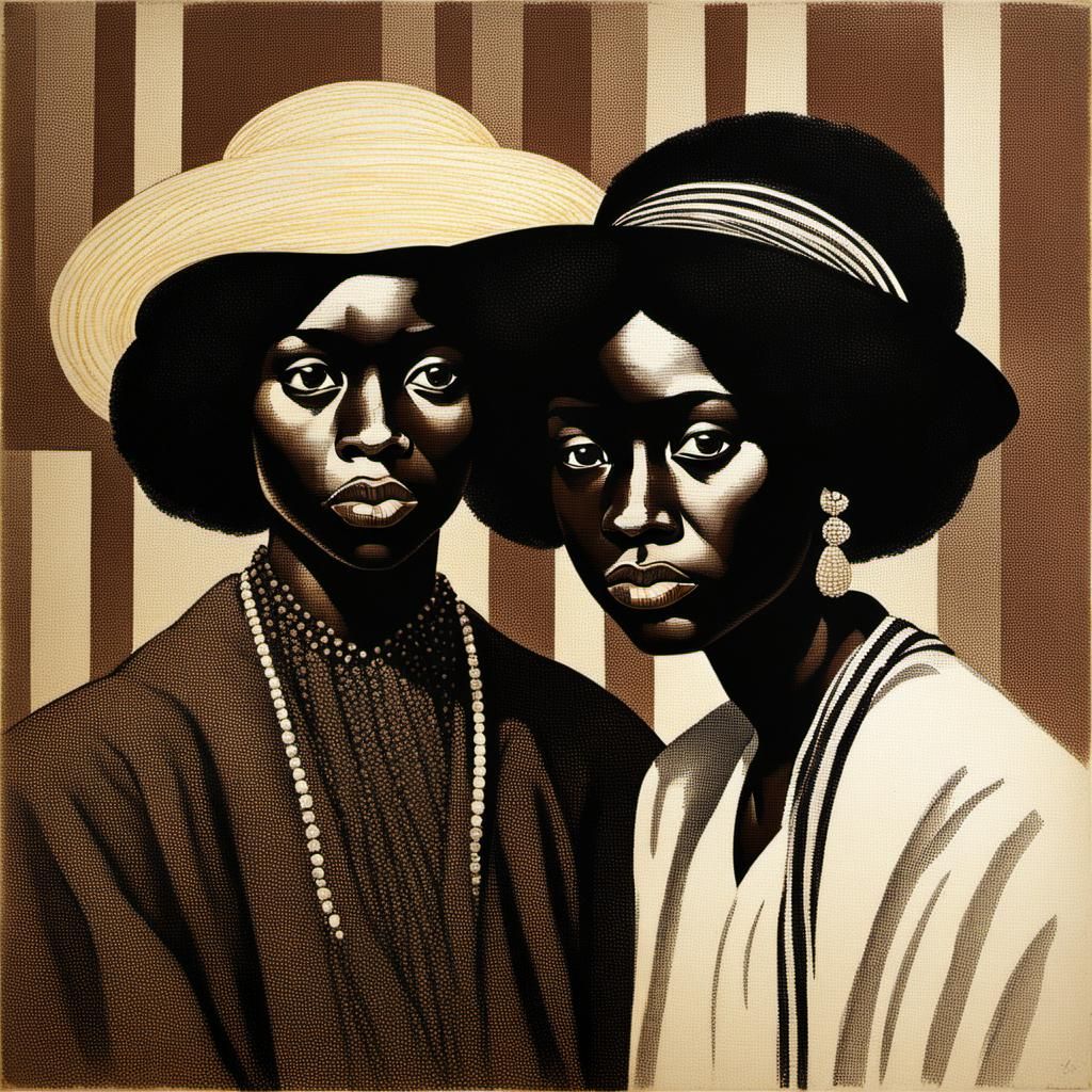 Portrait in the Style of Dame Laura Knight