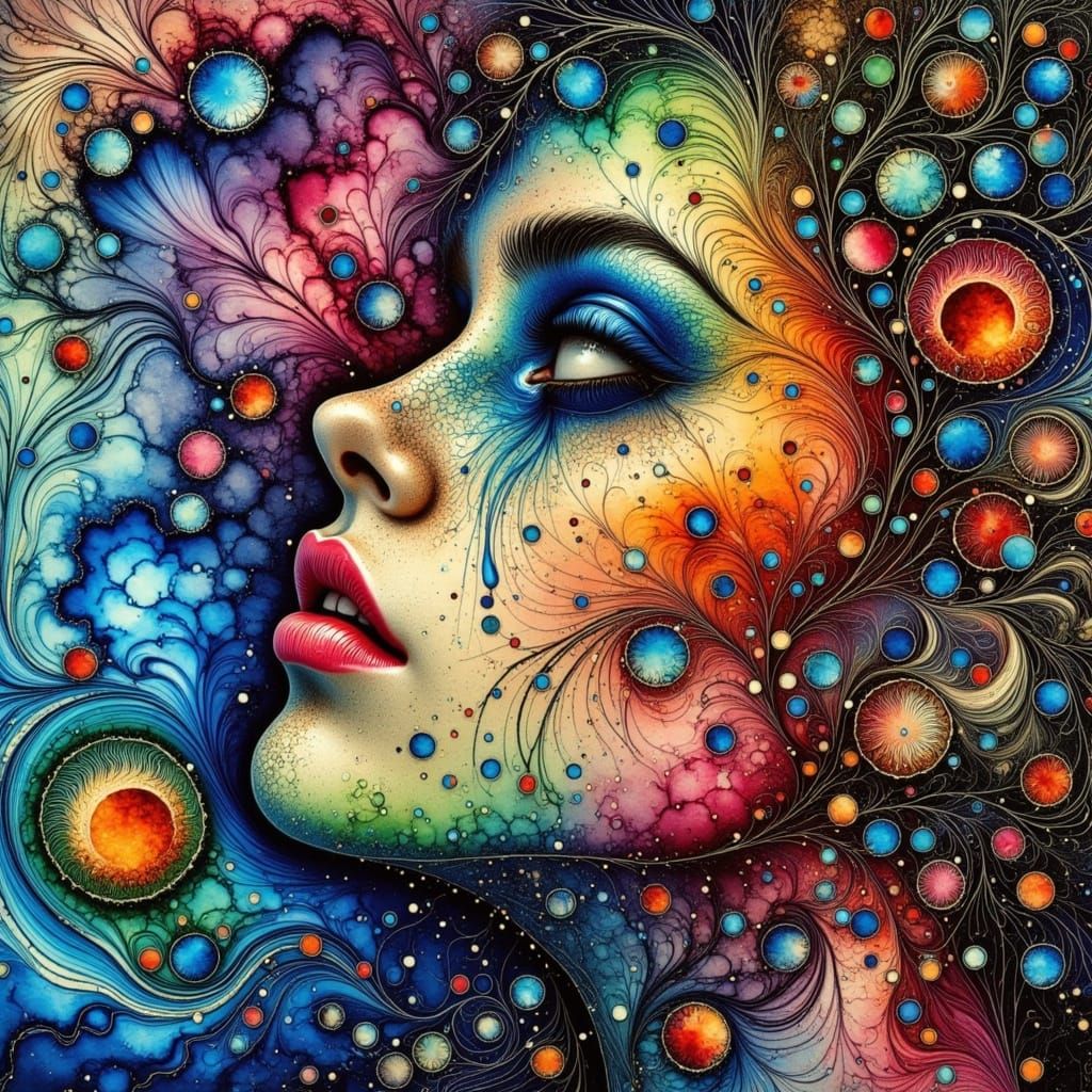 Even tears while in grief, can turn into something beautiful