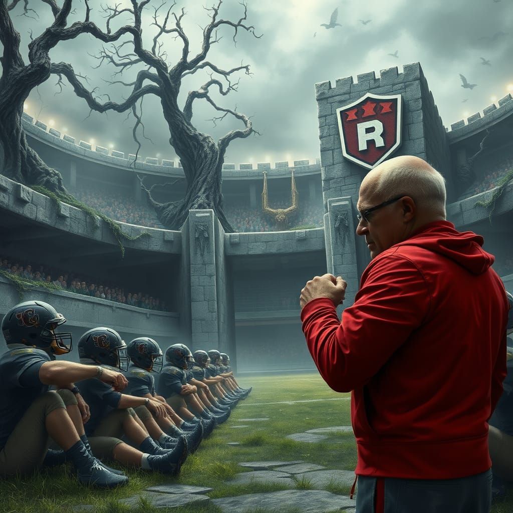 Anguished Football Coach Confronts Rival Team in Haunting An...