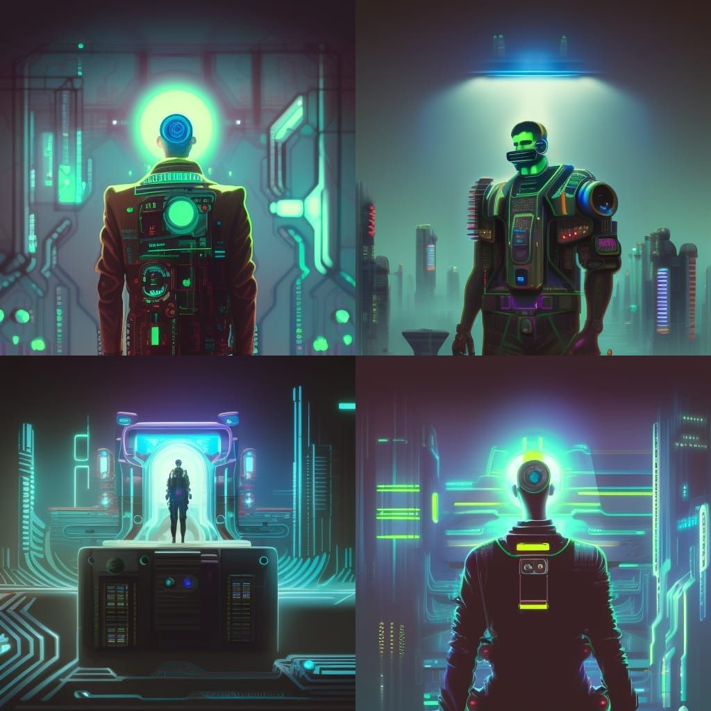 Futuristic Cyberpunk Technologies in 8k Resolution