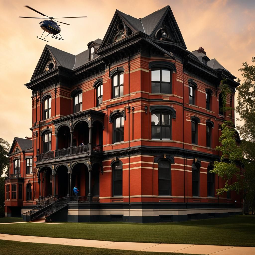 Helicopter Rescues Student From Historic School