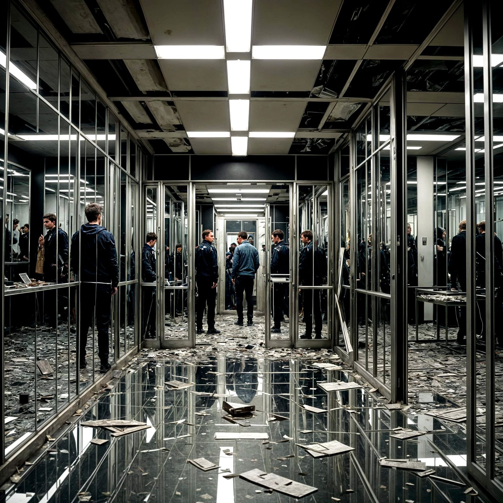 Mirrored Reflections: Fragmented Scene in High Quality