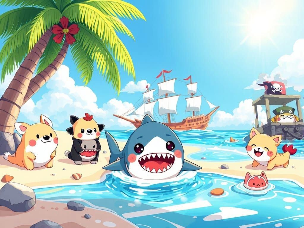 A Fun Day At The Kawaii Beach