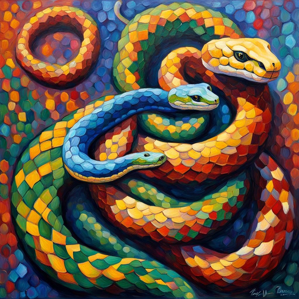 Coiled Snakes
