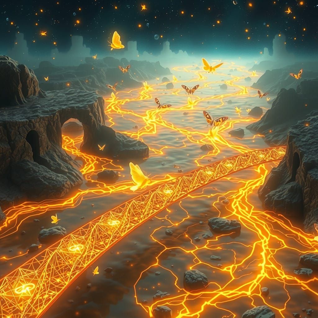 Luminous Rivers of Cosmic Potential