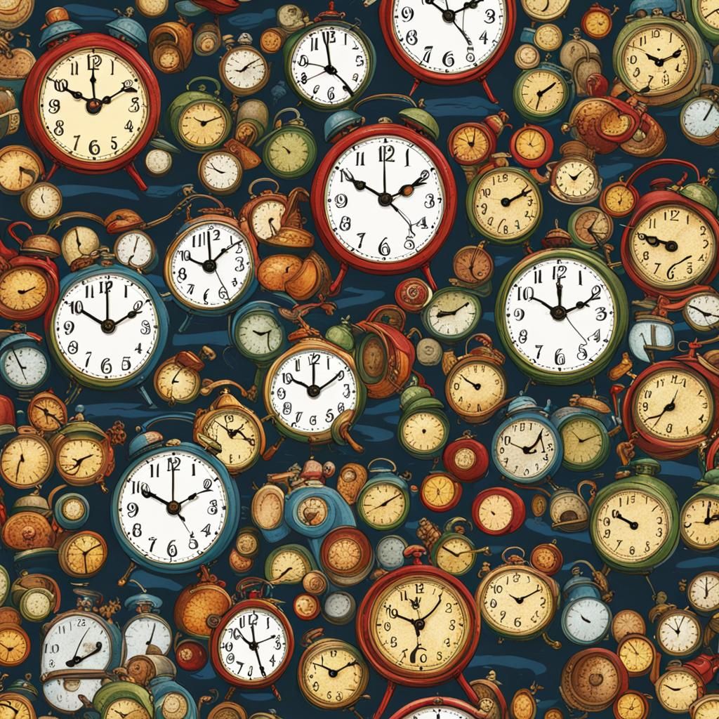 Clocks and Noses: An AI Generated Image