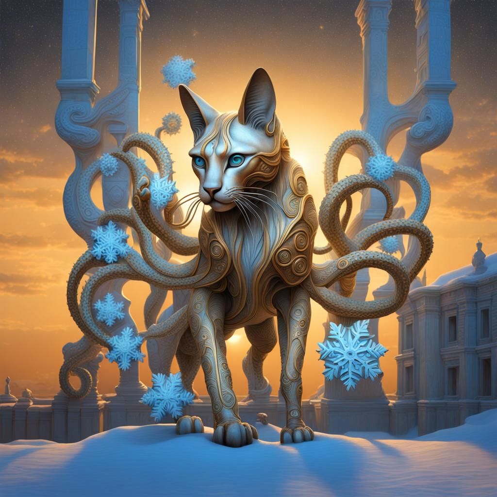 Enigmatic Felines, Alien Worlds Collide, Starry Horse Horizo...