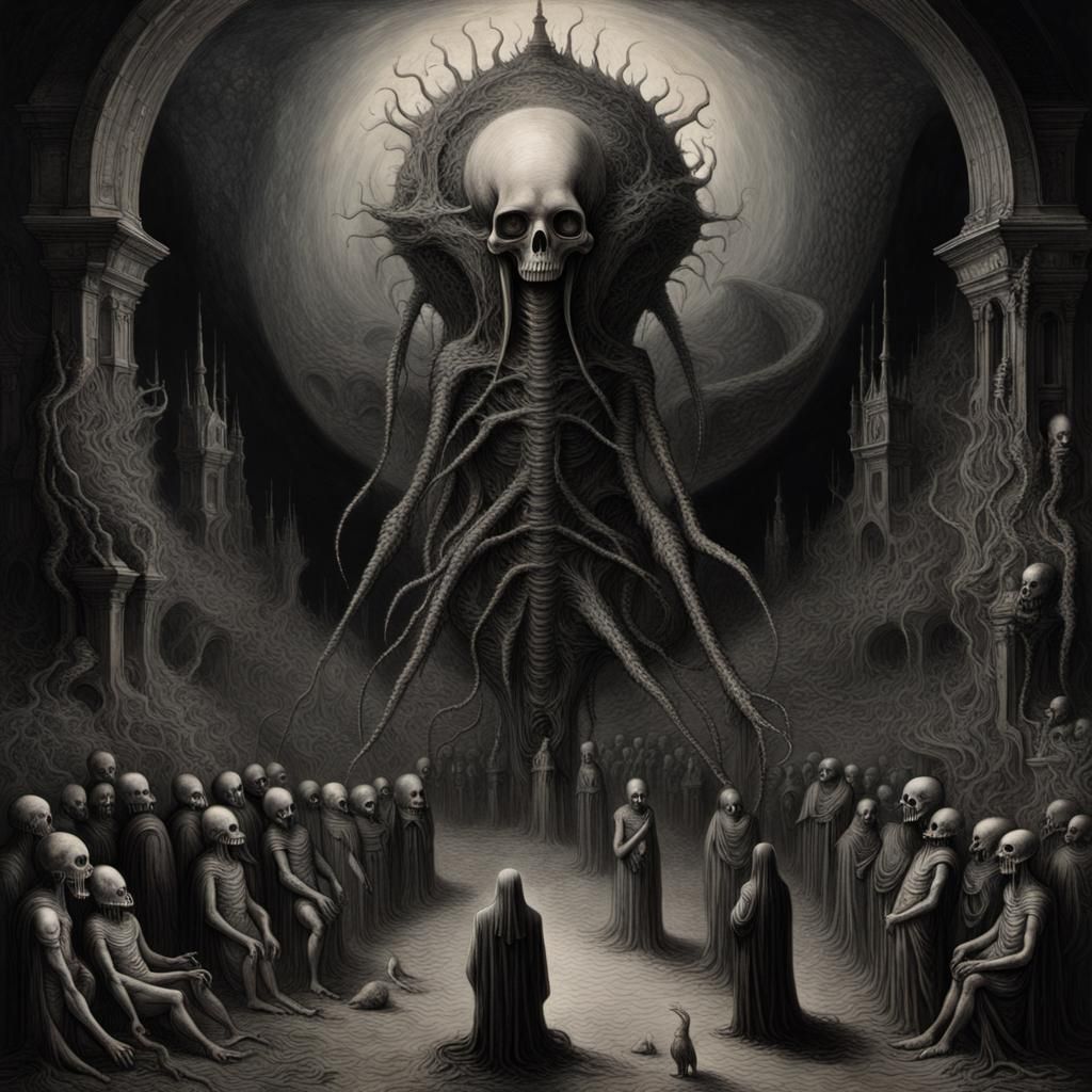 Existential Cosmic Horror: A Bleak Surreal Nightmare