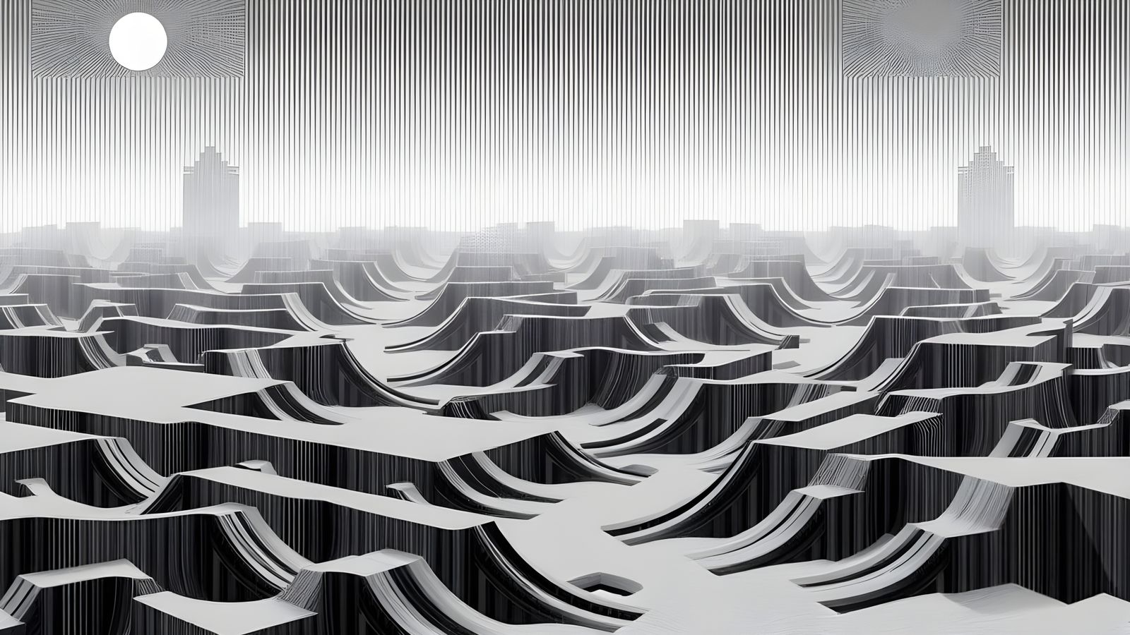 Surreal Landscapes in a Post-Apocalyptic Aesthetic