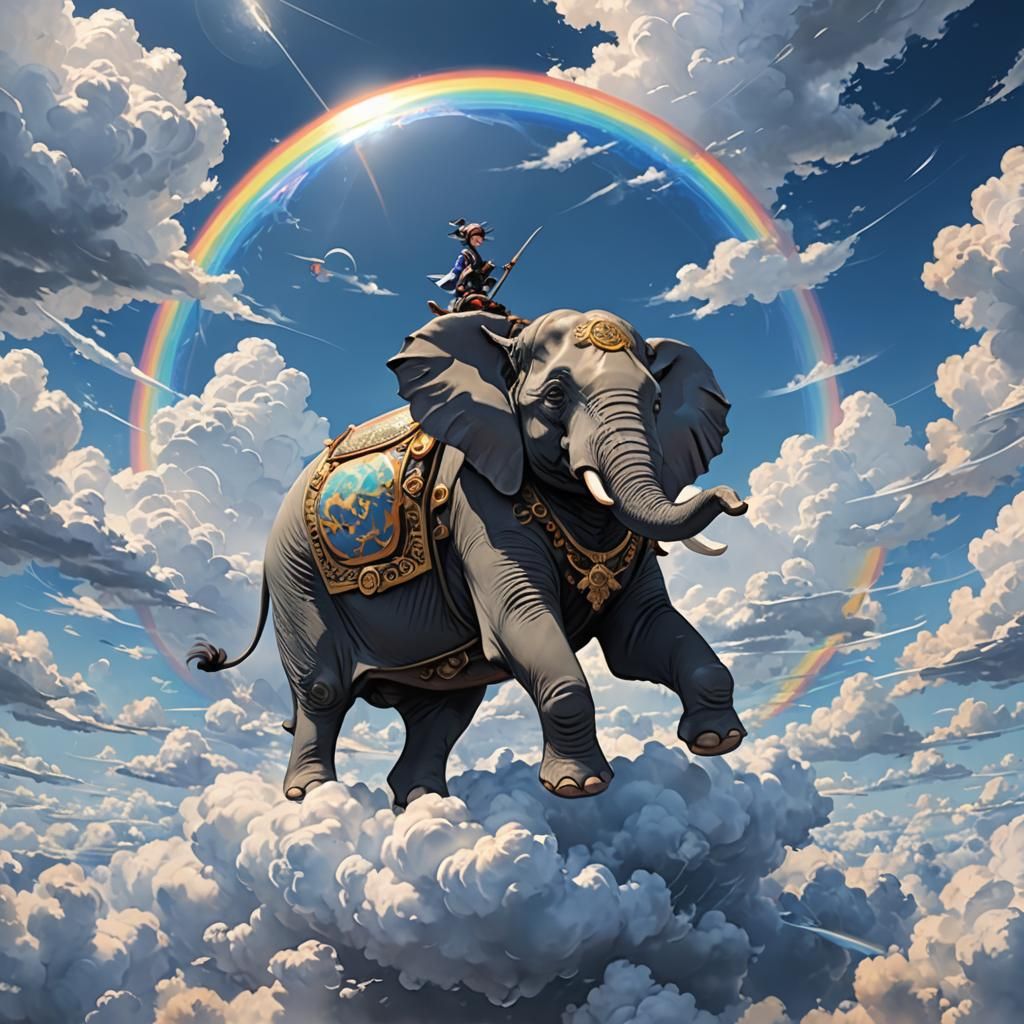 Elephant Rides CD: Anime Key Visual Art