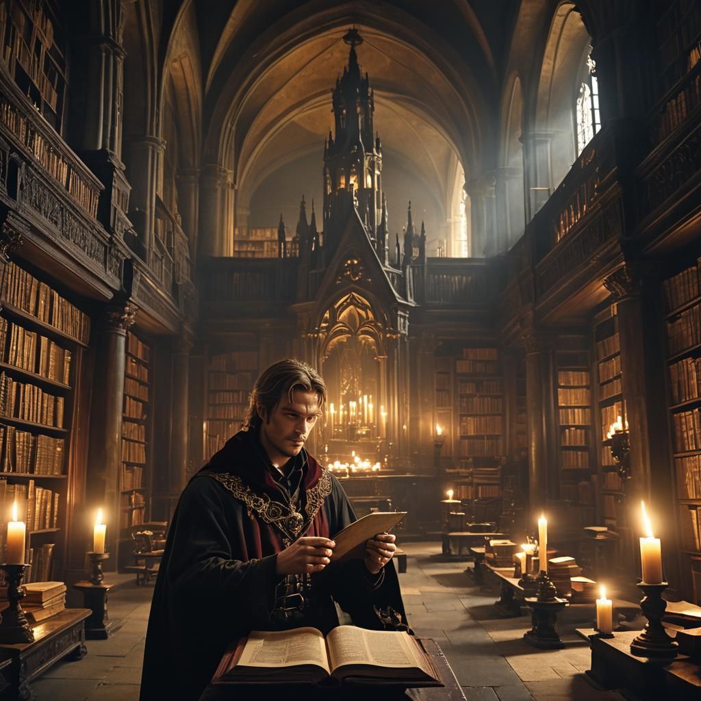 Gothic Library: Klaus and the Ancient Codex