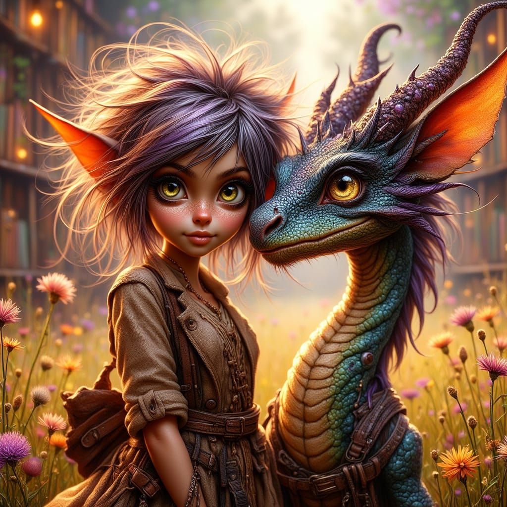 Magical Dragon Friends in Sunshine