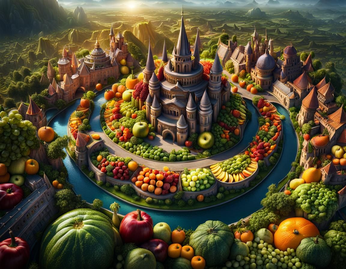 Fantastic fruit city