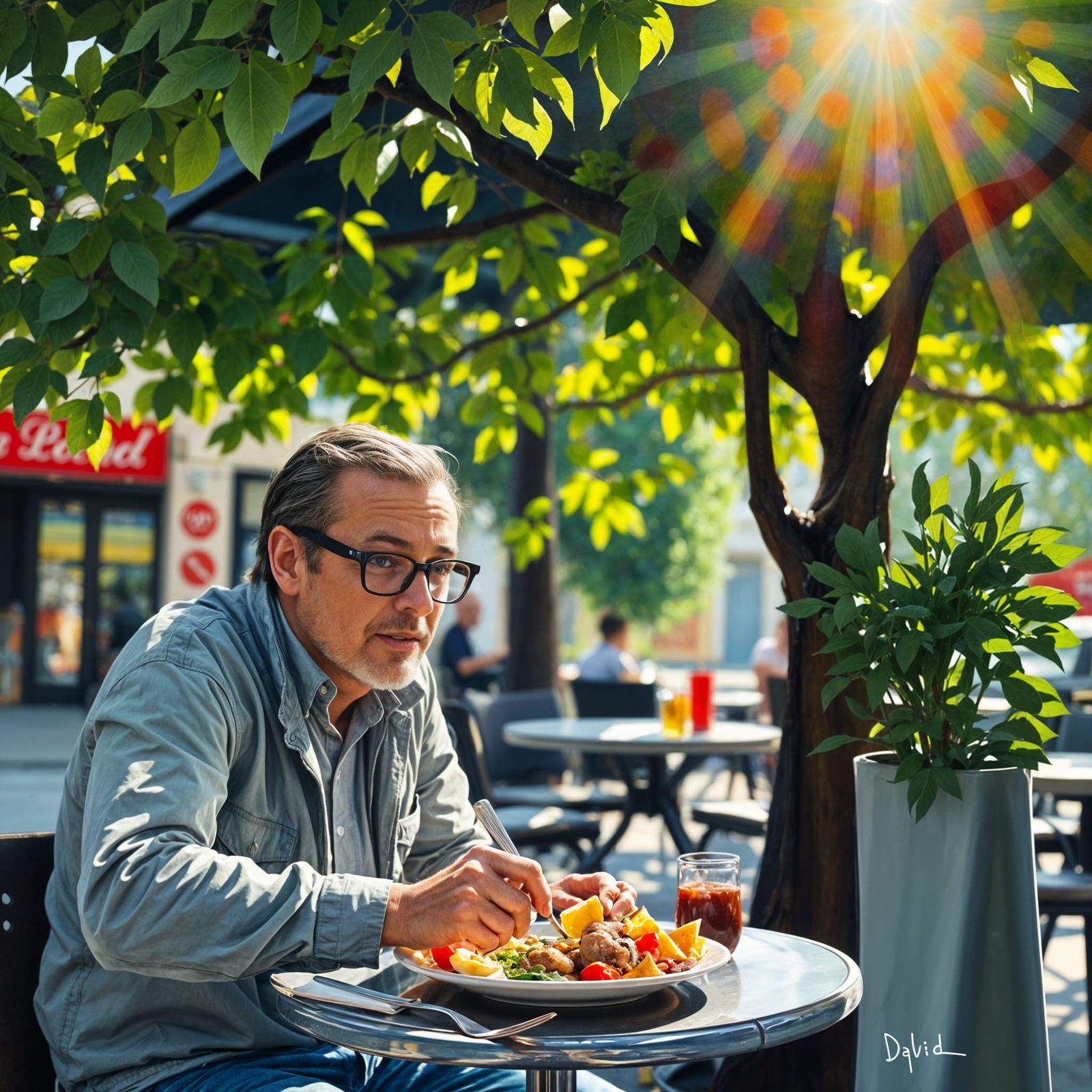 AI Generated Image: David Lunch