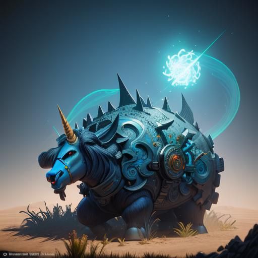 Enchanting Unicorn in Pixar-Style 3D Art