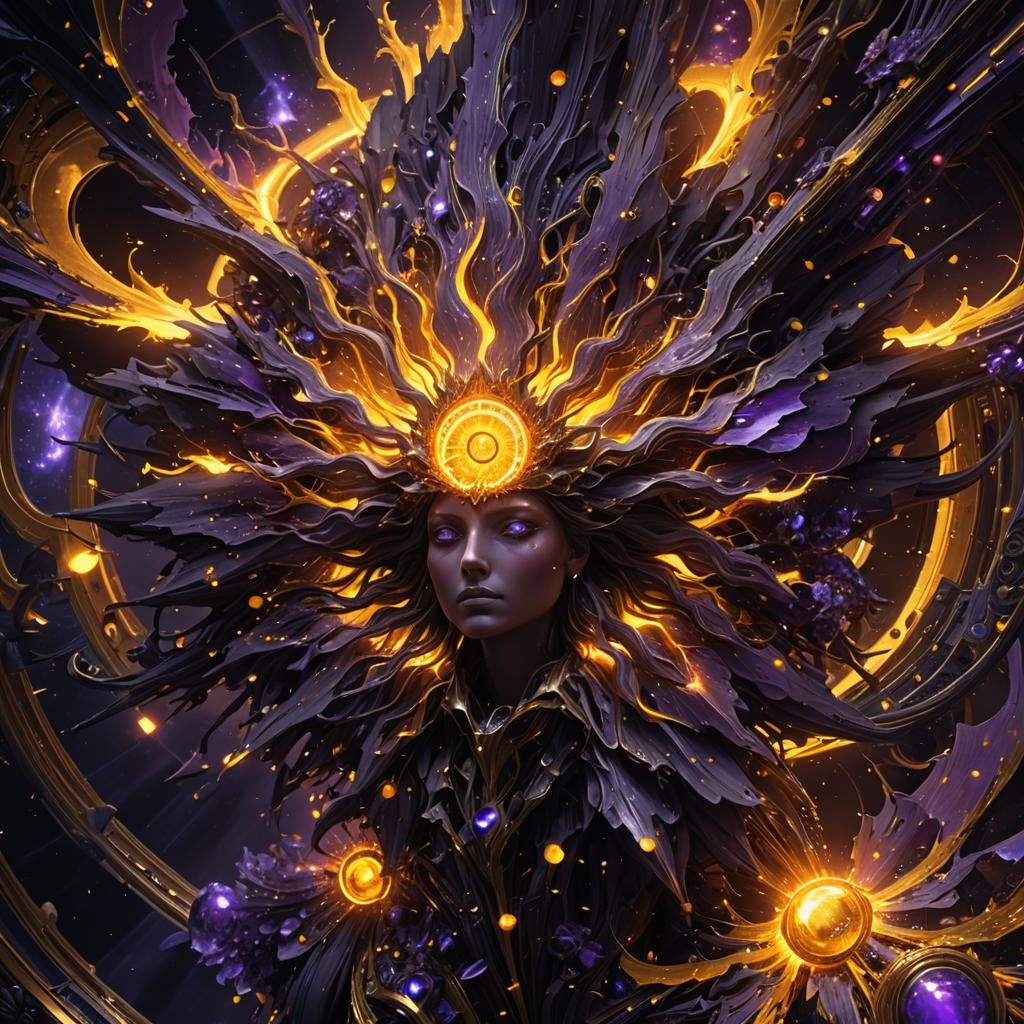 Coronal Mass Ejection and Pineal Gland in Abstract Realism