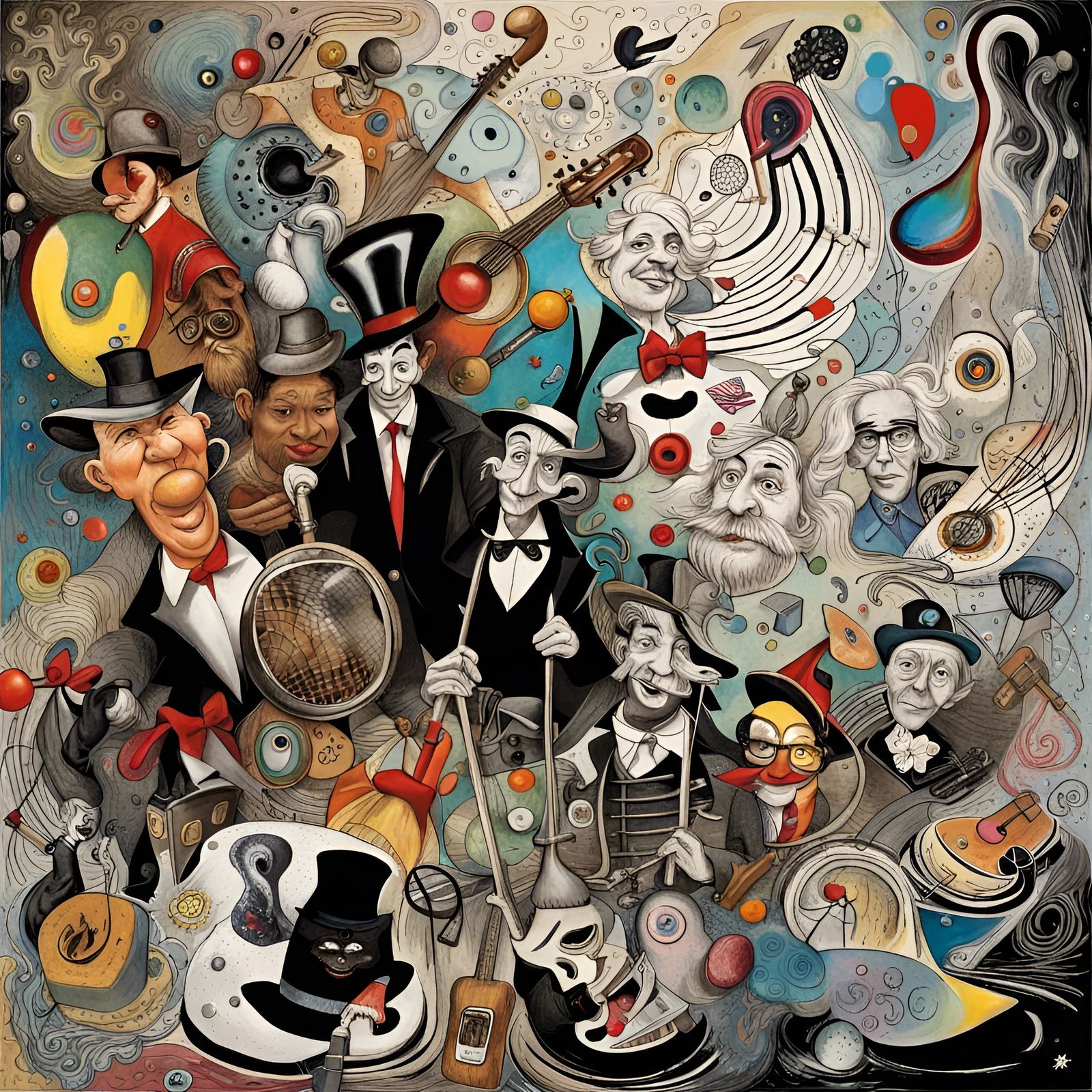 Hyperdetailed Abstract Art with Magical Particles