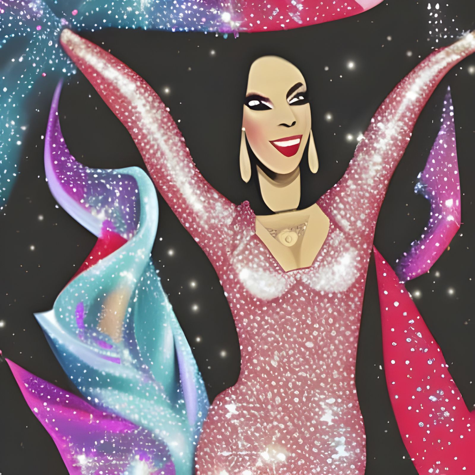 Abstract Glitter Background