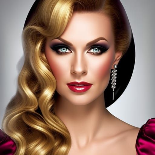 Sinister Romance Novel Cover: Beautiful Woman Portrait