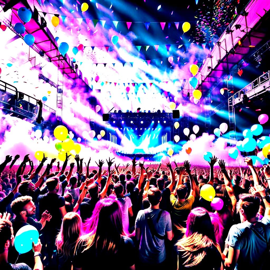 Lively Concert Scene