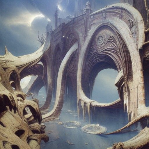 Detailed Macro Photograph of a Glass Bottleneck