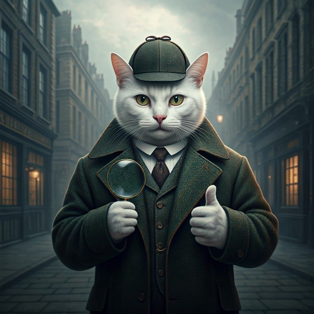 Sleuthing Feline in Victorian London