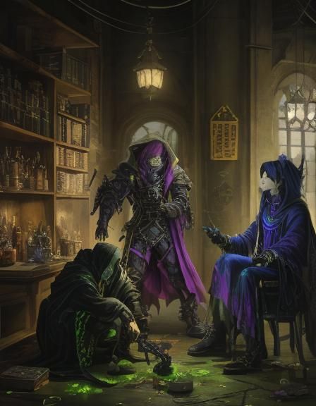 Cyberpunk Alchemist: Chaos and Technology