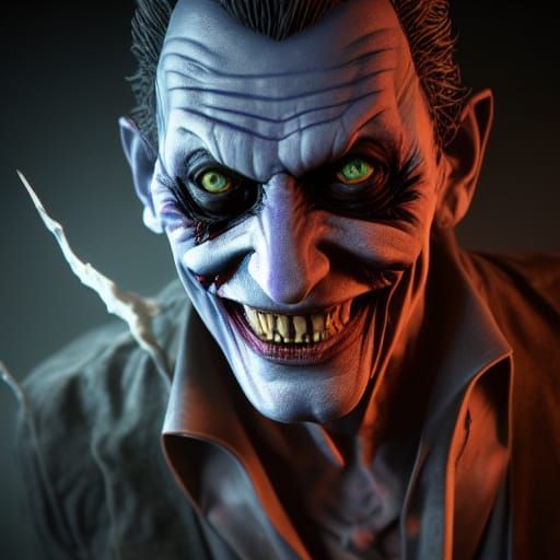 Disturbing Biopunk Portrait in Hyperreal Style