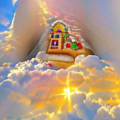 Gingerbread House on Path to Heaven
