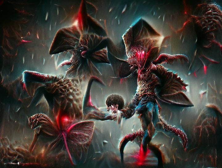 Sinister Demogorgon Digital Art in 8k Resolution