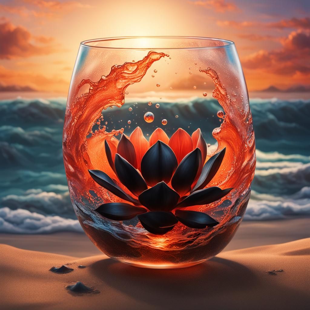 Flowers on the beach