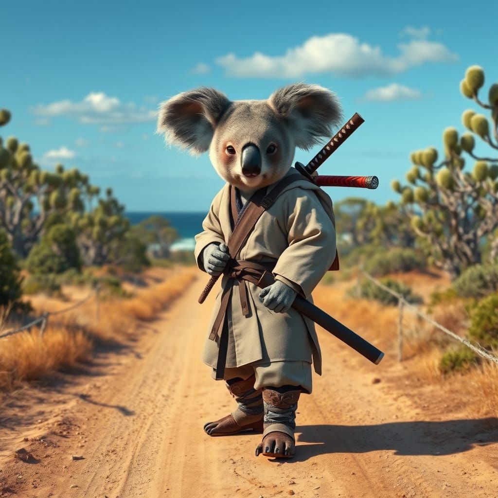 Koala Warrior Embarks on a Solo Journey Through Australian C...