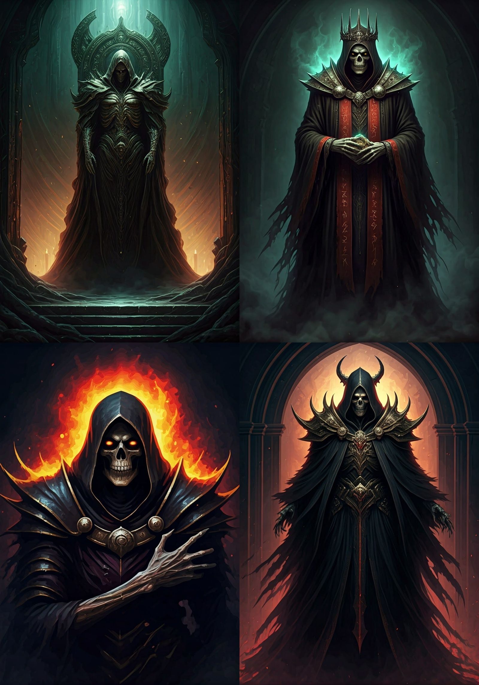 Eldritch Lich in Detailed Fantasy Concept Art